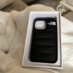 Brand new black puffer case for iPhone 13 pro